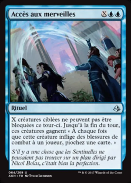 Accès aux merveilles, carte Magic AKH 64 — extension Amonkhet