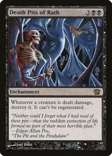 Death Pits of Rath, Magic card 8ED 125★ — Eighth Edition set