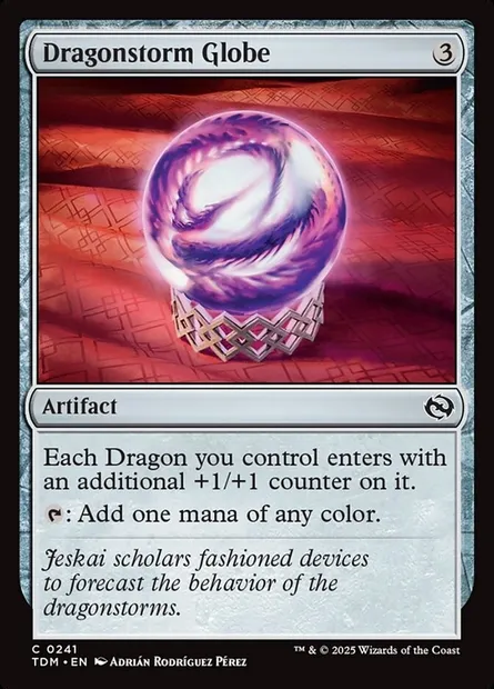 Dragonstorm Globe, Magic card TDM 241 — Tarkir: Dragonstorm set