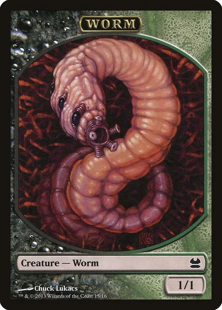 Worm, Magic card TMMA 15 — Modern Masters Tokens set