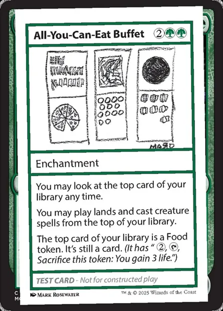 All-You-Can-Eat Buffet, Magic card PF25 8 — MagicFest 2025 set