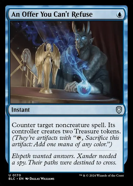 An Offer You Can't Refuse, Magic card BLC 170 — Bloomburrow Commander set