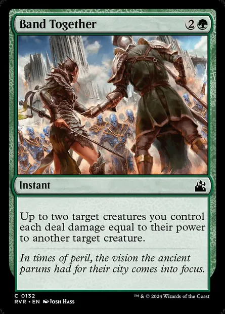 Band Together, Magic card RVR 132 — Ravnica Remastered set