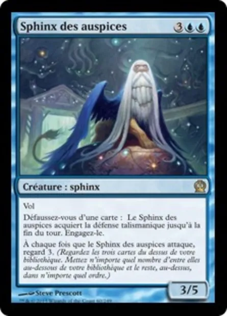 Sphinx des auspices, carte Magic THS 60 — extension Theros
