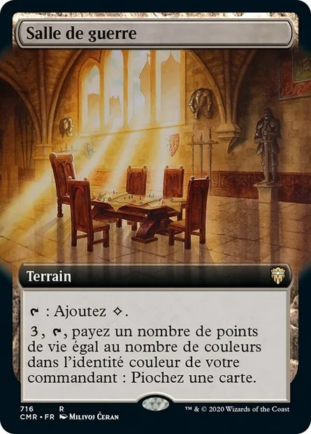 Salle de guerre, carte Magic CMR 716 — extension Commander Legends