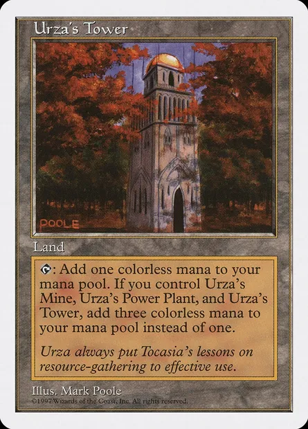 Urza's Tower, Magic card 5ED 429 — Fifth Edition set