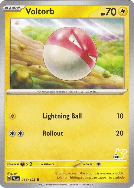 Voltorb, Pokémon card BA24 066-30 — Battle Academy 2024 set