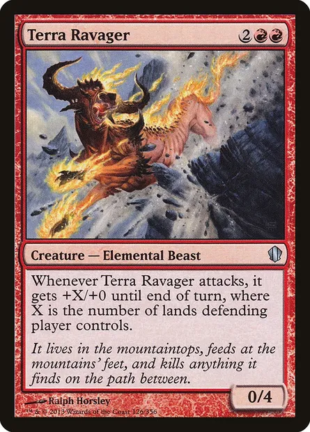 Terra Ravager, Magic card C13 126 — Commander 2013 set