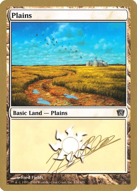 Plains, Magic card WC04 jn334 — World Championship Decks 2004 set