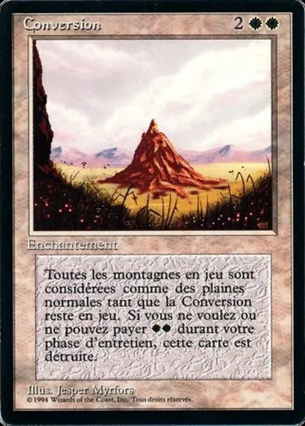 Conversion, carte Magic FBB 14 — extension Foreign Black Border