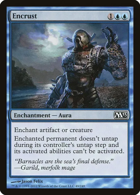 Encrust, Magic card M13 49 — Magic 2013 set