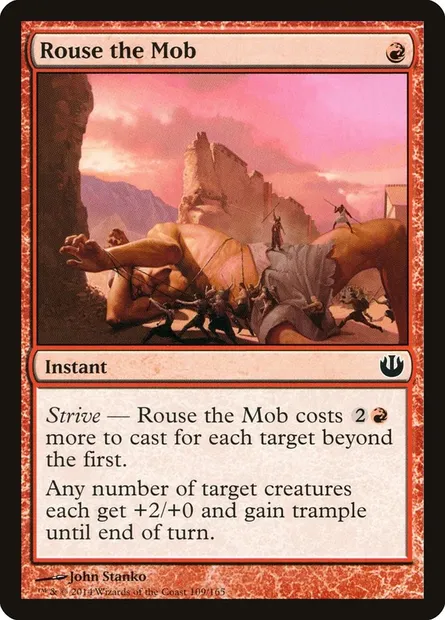 Rouse the Mob, Magic card JOU 109 — Journey into Nyx set