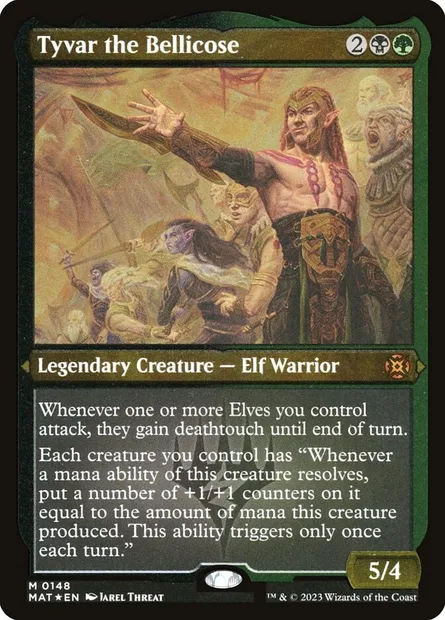 Tyvar the Bellicose, Magic card MAT 148 — March of the Machine: The Aftermath set