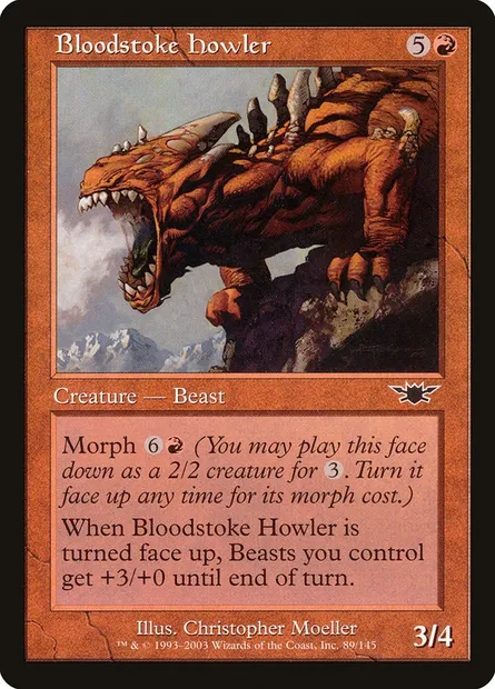 Hurleur chauffesang, carte Magic LGN 89 — extension Légions