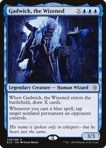 Gadwick, the Wizened, Magic card ELD 48 — Throne of Eldraine set