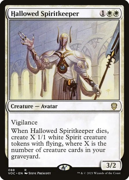 Hallowed Spiritkeeper, Magic card VOC 88 — Crimson Vow Commander set