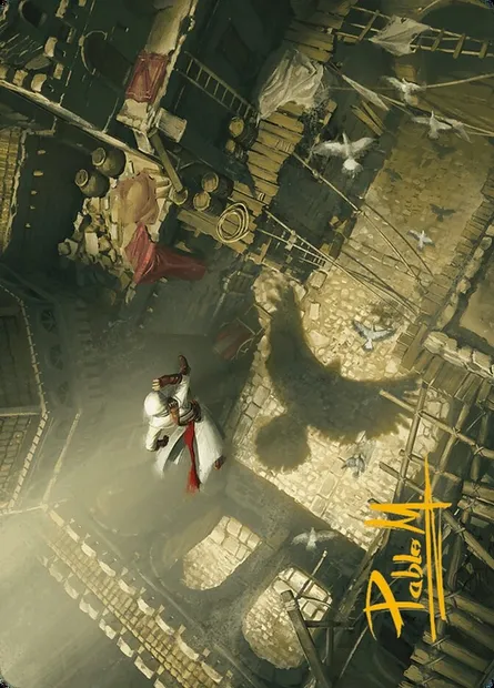 Rooftop Bypass // Rooftop Bypass, carte Magic AACR 20 — extension Assassin's Creed Art Series