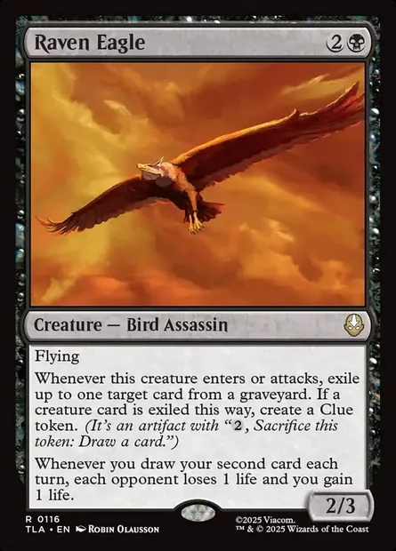 Raven Eagle, Magic card TLA 116 — Avatar: The Last Airbender set