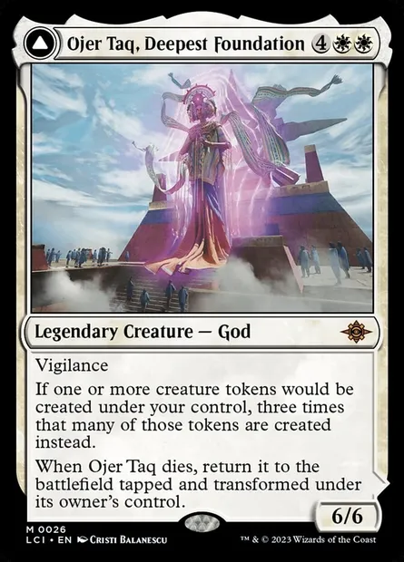 Ojer Taq, Deepest Foundation // Temple of Civilization, Magic card LCI 26 — The Lost Caverns of Ixalan set