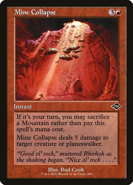 Mine Collapse, Magic card MH2 408 — Modern Horizons 2 set