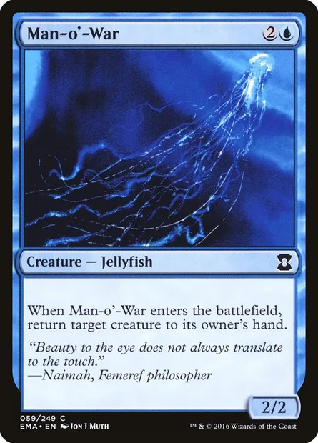 Physalie, carte Magic EMA 59 — extension Eternal Masters