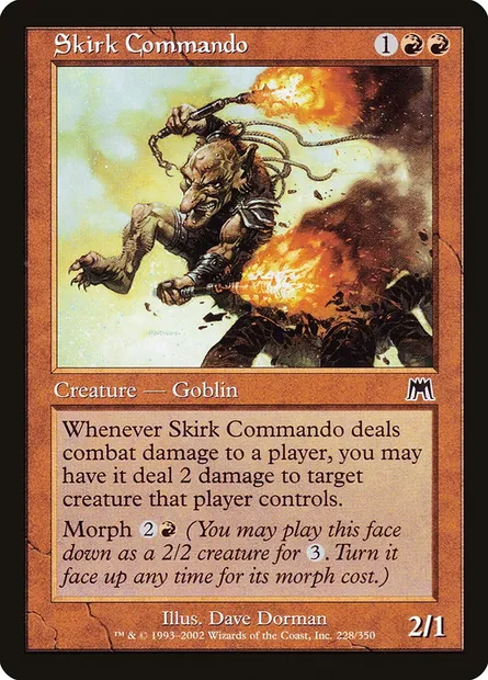 Commando skirkien, carte Magic ONS 228 — extension Carnage