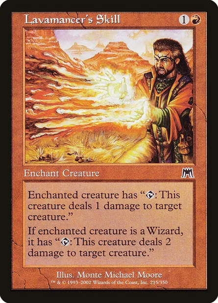 Lavamancer's Skill, Magic card ONS 215 — Onslaught set