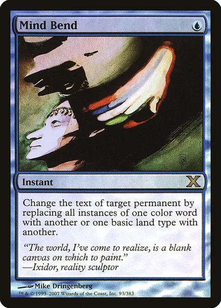 Ploiement mental, carte Magic 10E 93★ — extension Dixième édition