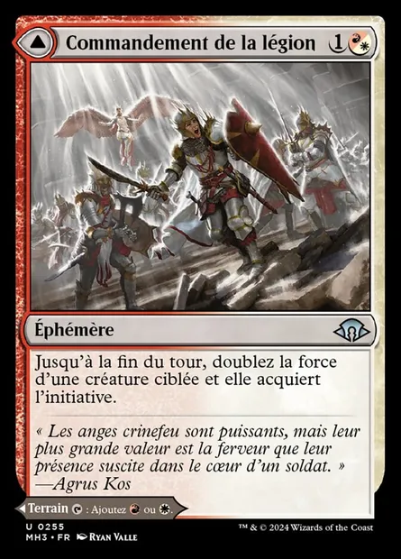 Commandement de la légion // Forteresse de la Légion, carte Magic MH3 255 — extension Modern Horizons 3