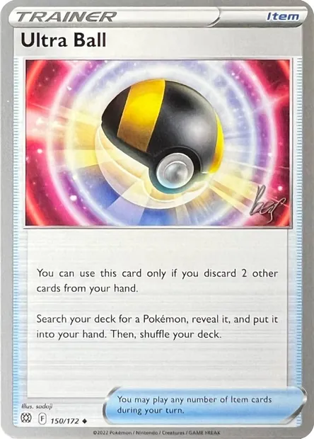 Hyper Ball, carte Pokémon WCD22 150-5 — extension World Championship Decks 2022
