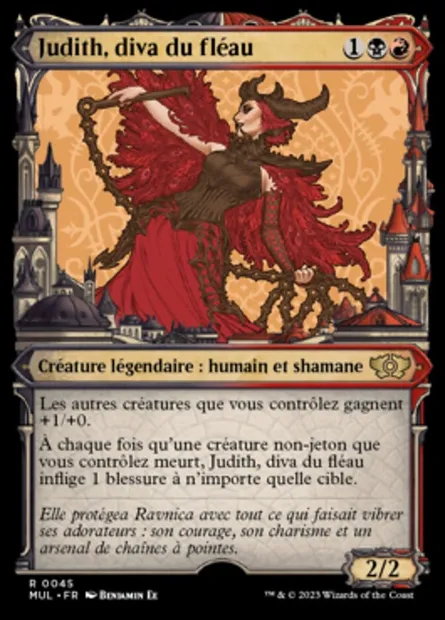 Judith, diva du fléau, carte Magic MUL 45 — extension Multiverse Legends