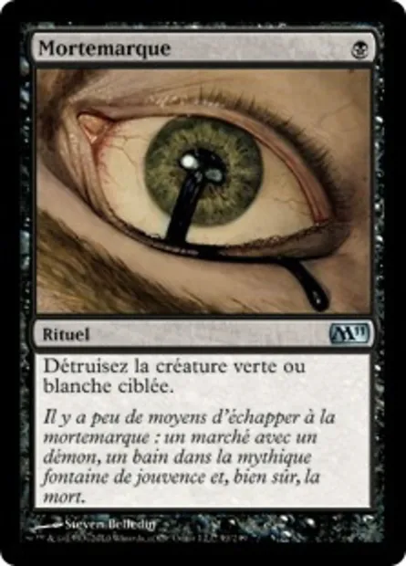 Mortemarque, carte Magic M11 91 — extension Magic 2011