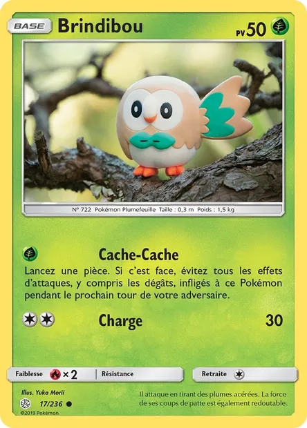 Brindibou, carte Pokémon CEC 17 — extension Éclipse Cosmique