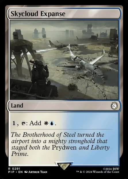Skycloud Expanse, Magic card PIP 291 — Fallout set