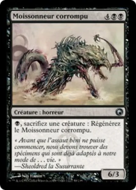 Moissonneur corrompu, carte Magic SOM 59 — extension Cicatrices de Mirrodin