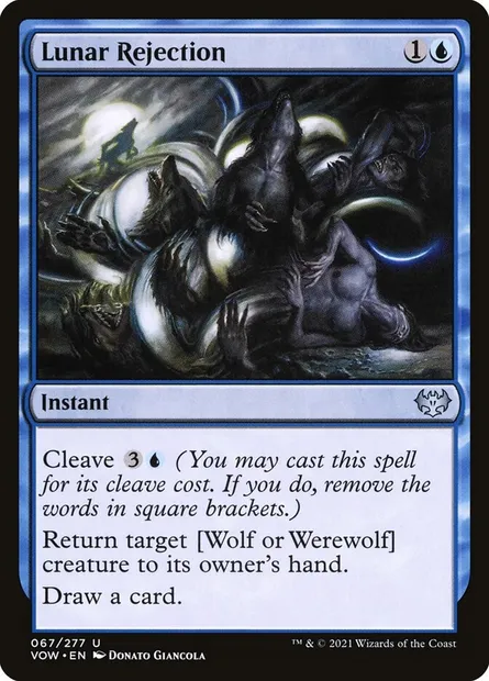 Lunar Rejection, Magic card VOW 67 — Innistrad: Crimson Vow set