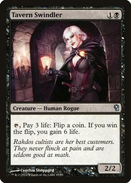 Tavern Swindler, Magic card DDM 45 — Duel Decks: Jace vs. Vraska set
