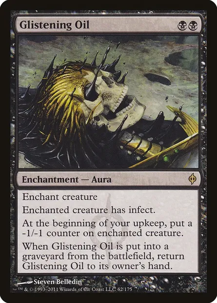 Glistening Oil, Magic card NPH 62 — New Phyrexia set
