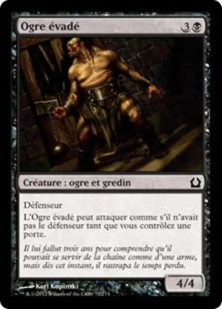 Ogre évadé, carte Magic RTR 72 — extension Retour à Ravnica