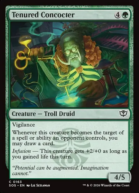 Tenured Concocter, Magic card SOS 163 — Secrets of Strixhaven set