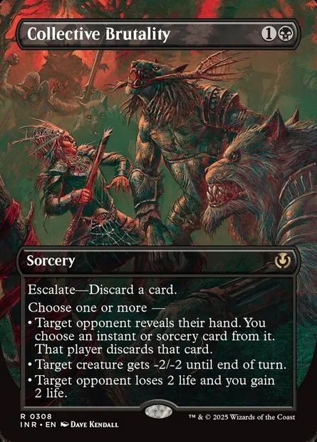 Collective Brutality, Magic card INR 308 — Innistrad Remastered set