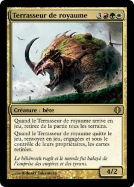 Terrasseur de royaume, carte Magic ALA 187 — extension Les éclats d'Alara