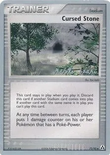 Pierre maléfique, carte Pokémon WCD06 072-2 — extension World Championship Decks 2006
