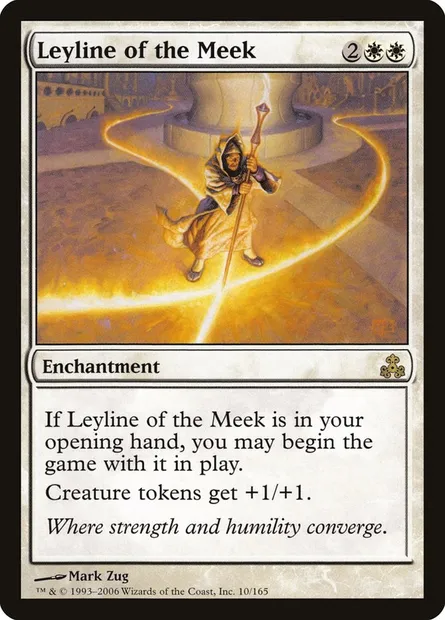 Ligne ley des humbles, carte Magic GPT 10 — extension Le Pacte des Guildes