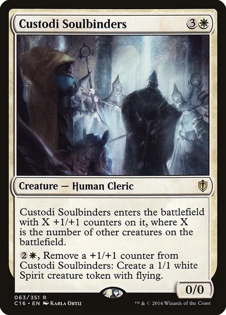 Custodi Soulbinders, Magic card C16 63 — Commander 2016 set