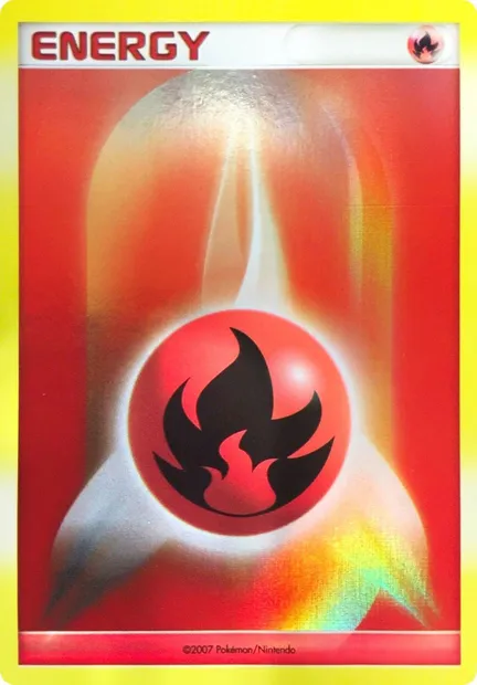 Énergie Feu, carte Pokémon LGP 2007-2008-3 — extension League Promos
