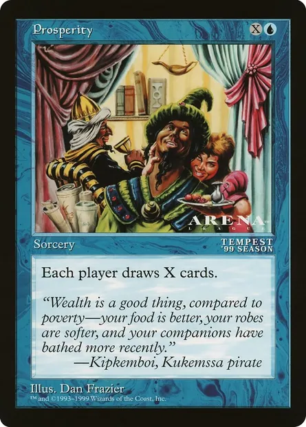 Prosperity, Magic card OLEP 73 — Oversized League Prizes set