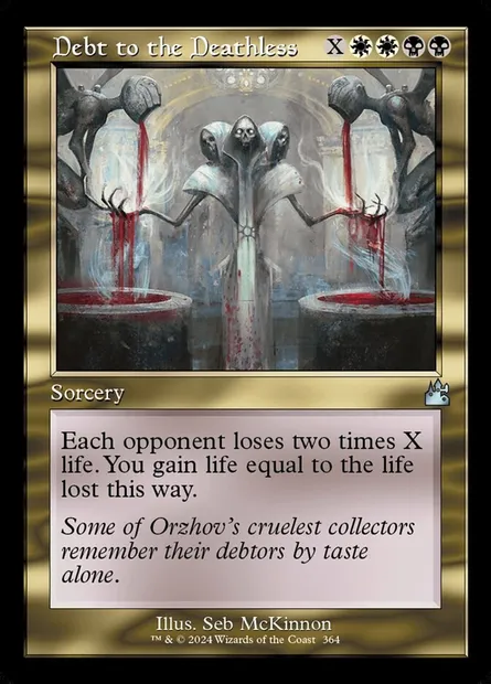 Debt to the Deathless, Magic card RVR 364 — Ravnica Remastered set