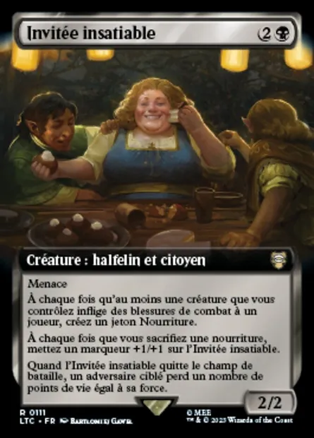 Invitée insatiable, carte Magic LTC 111 — extension Tales of Middle-earth Commander