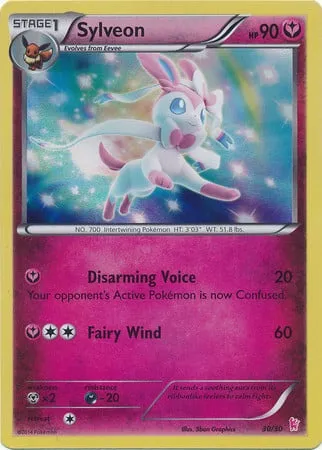 Nymphali, carte Pokémon TK6S 030 — extension XY Trainer Kit: Sylveon